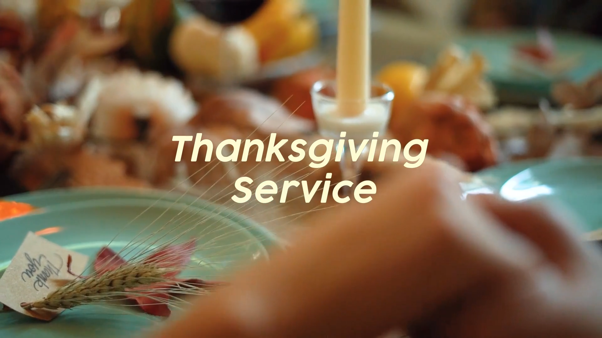 Thanksgiving Service